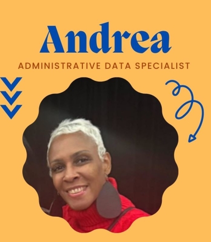 andrea, administrative data specialist